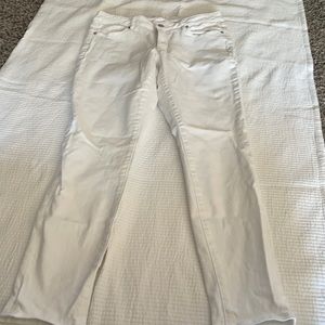 Loft white skinny jeans